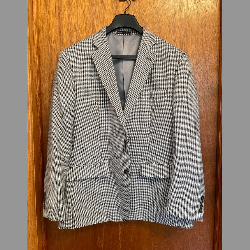 Jones New York Grey Tweed Blazer 44R